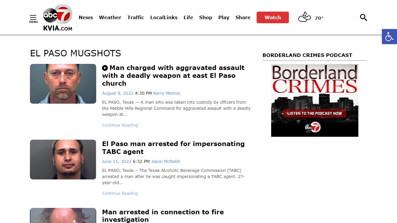 El Paso Mugshots Archives - KVIA